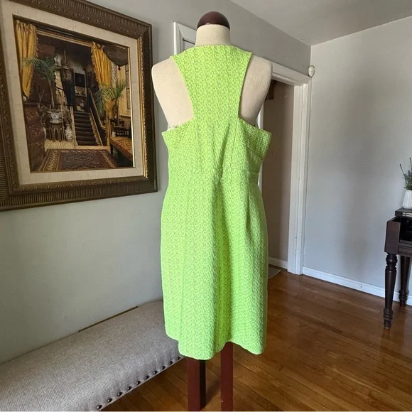 J. Crew Green Halter Sheath  Dress - Picture 5 of 7